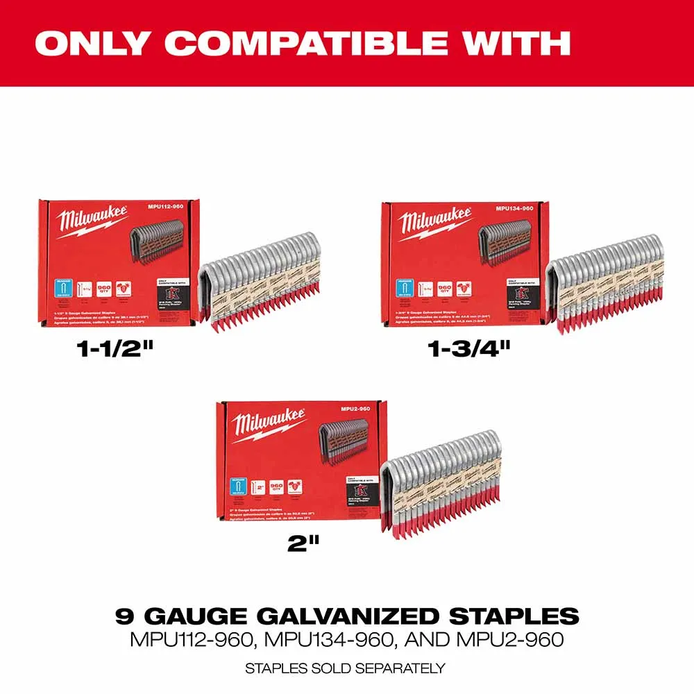 Milwaukee 2843-22 M18 Fuel Utility Fencing Stapler Kit