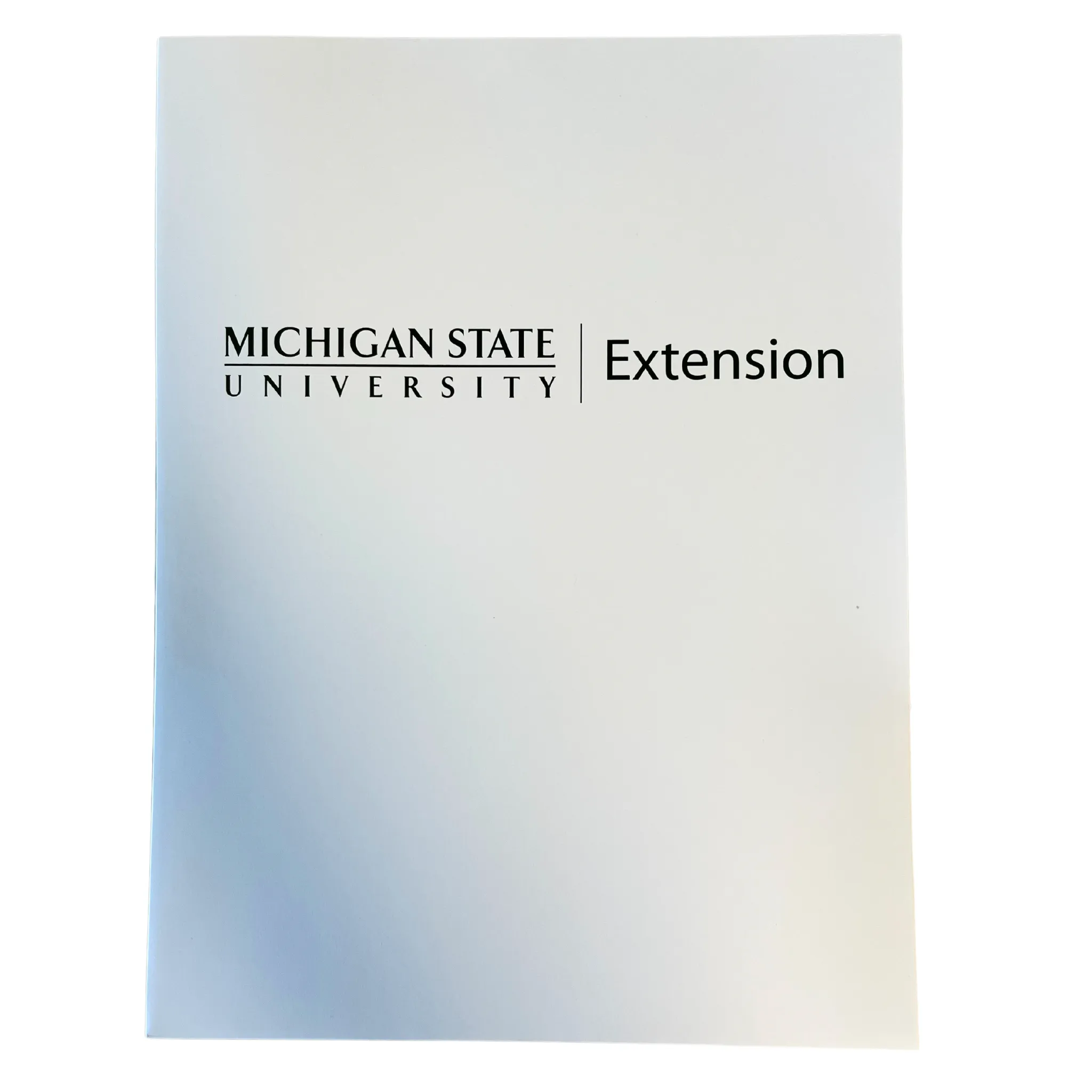 MSU Extension White Pocket Folder - Pack of 10