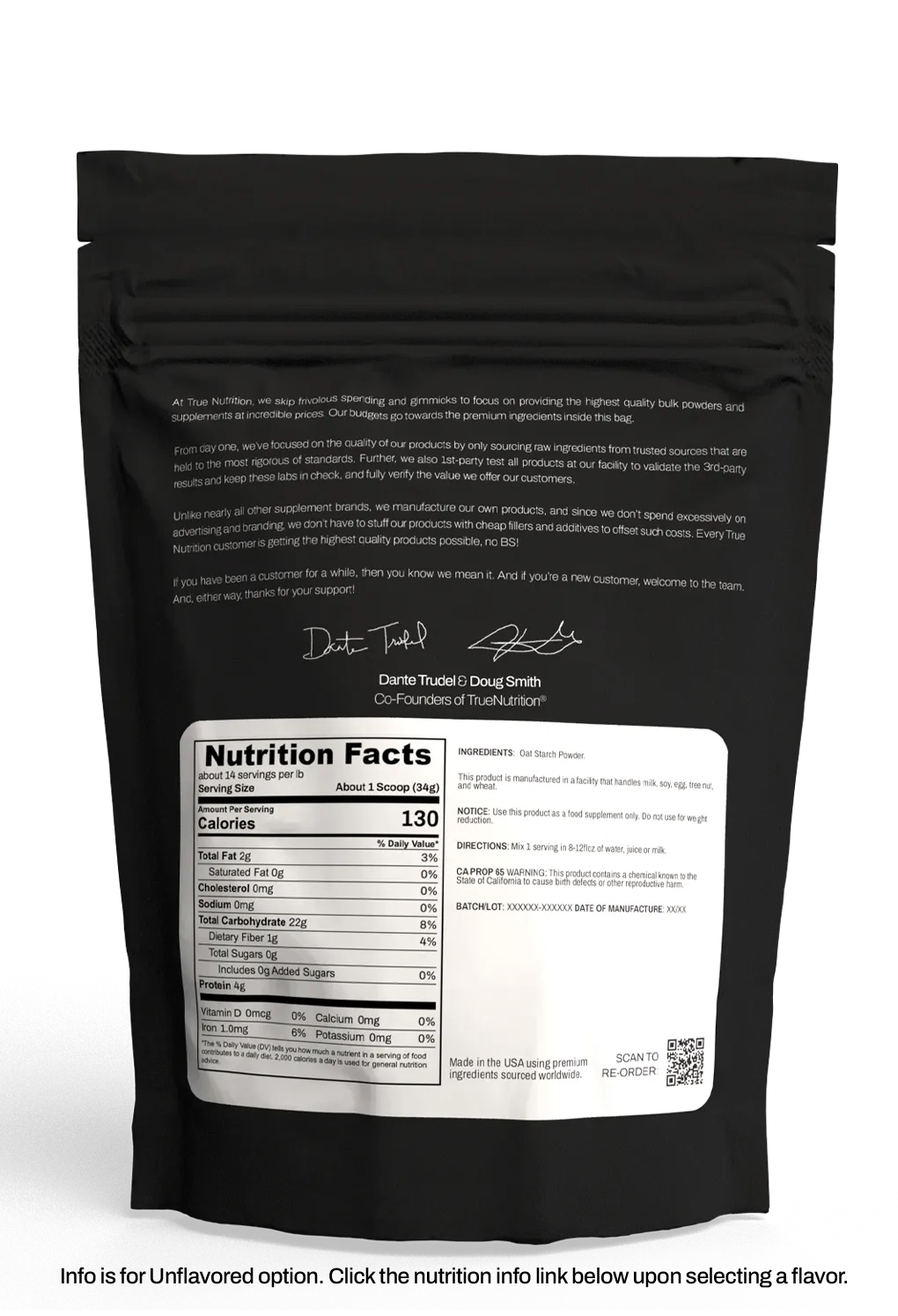 Oat Starch Powder (1lb.)