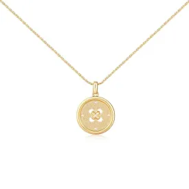 OOPS JEWELRY | Button Necklace | Gold