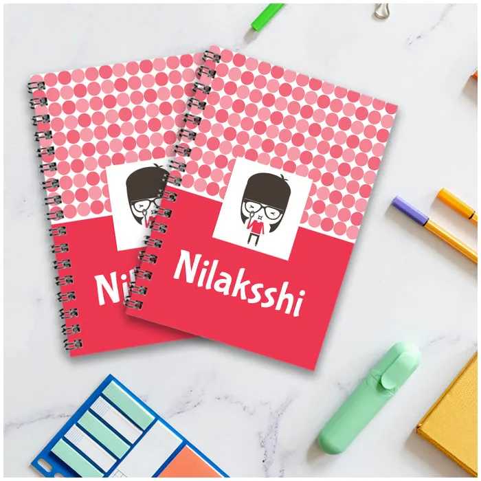Personalised Notebook (A5 Size) - Girligirl