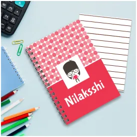 Personalised Notebook (A5 Size) - Girligirl