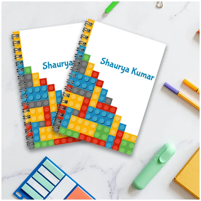 Personalised Notebook (A5 Size) - Lego