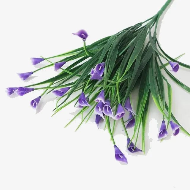 plastic Artificial Flower fake lily Aquatic plants