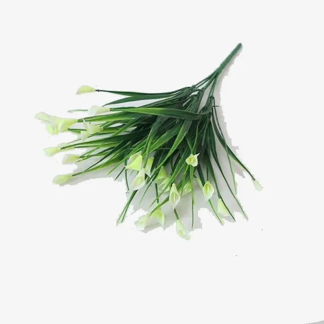 plastic Artificial Flower fake lily Aquatic plants