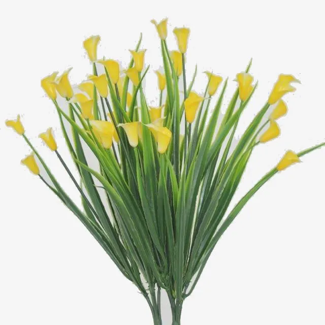 plastic Artificial Flower fake lily Aquatic plants