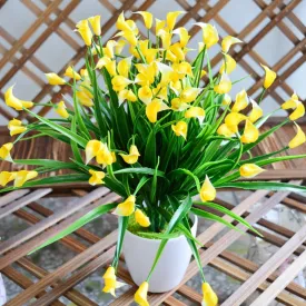 plastic Artificial Flower fake lily Aquatic plants