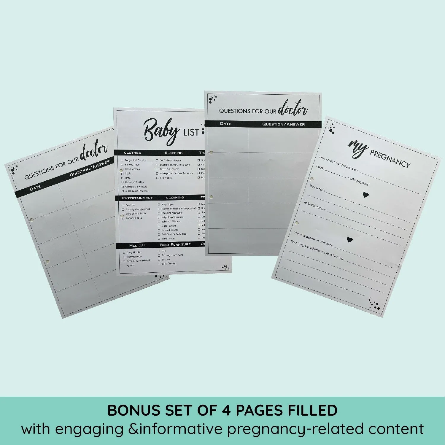 Pregnancy Organiser