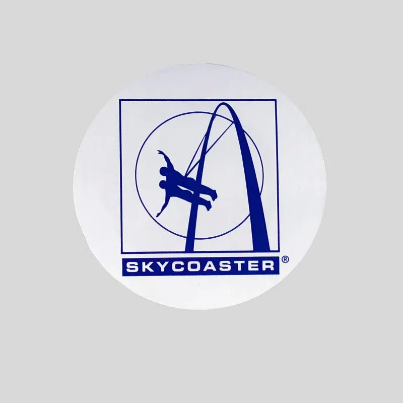 Round Skycoaster Logo Sticker
