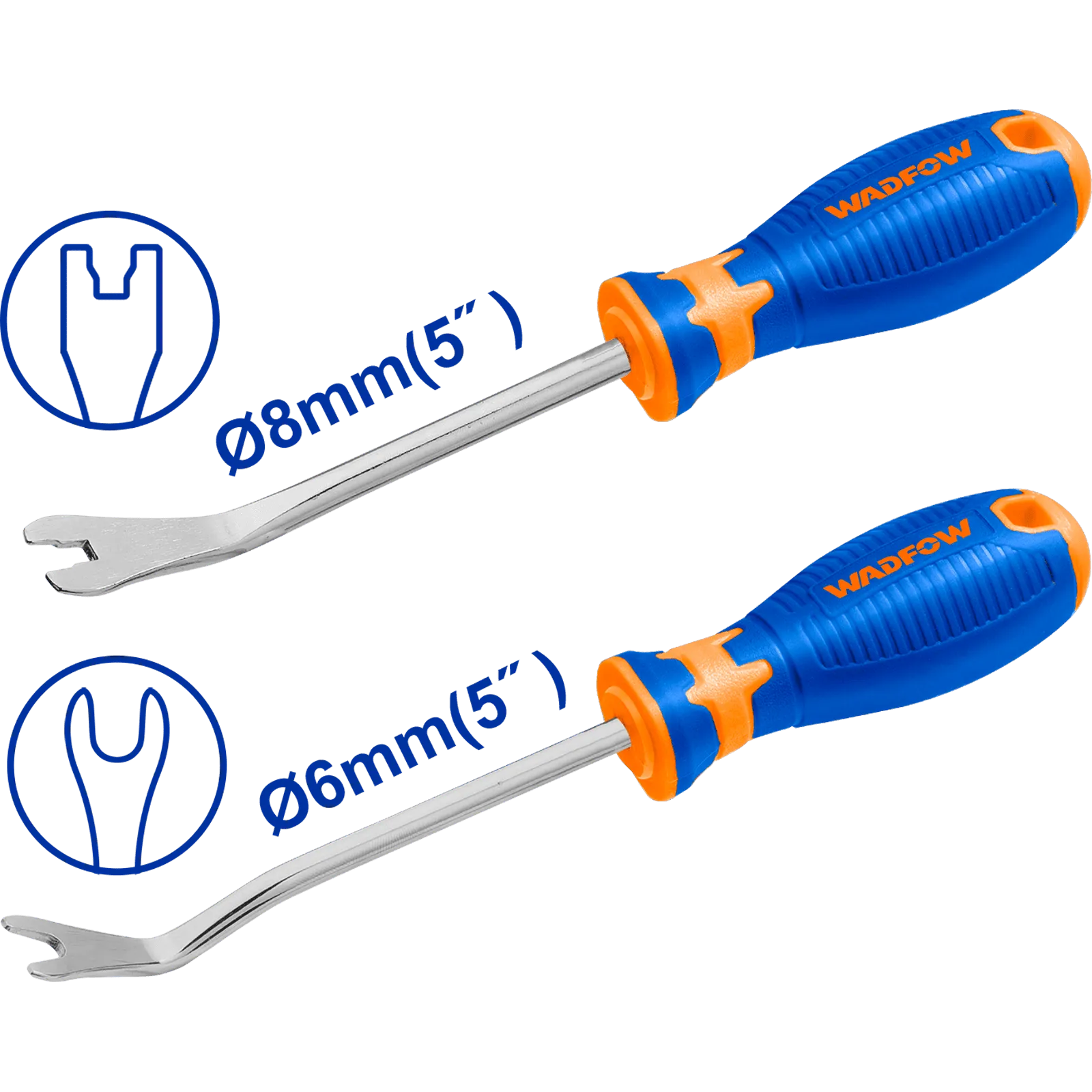 Set of 2PCS Door Trim Remover Exposed Length: 125mm WSS1602
