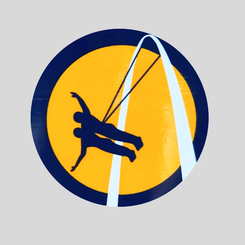 Skycoaster Circle Logo Sticker