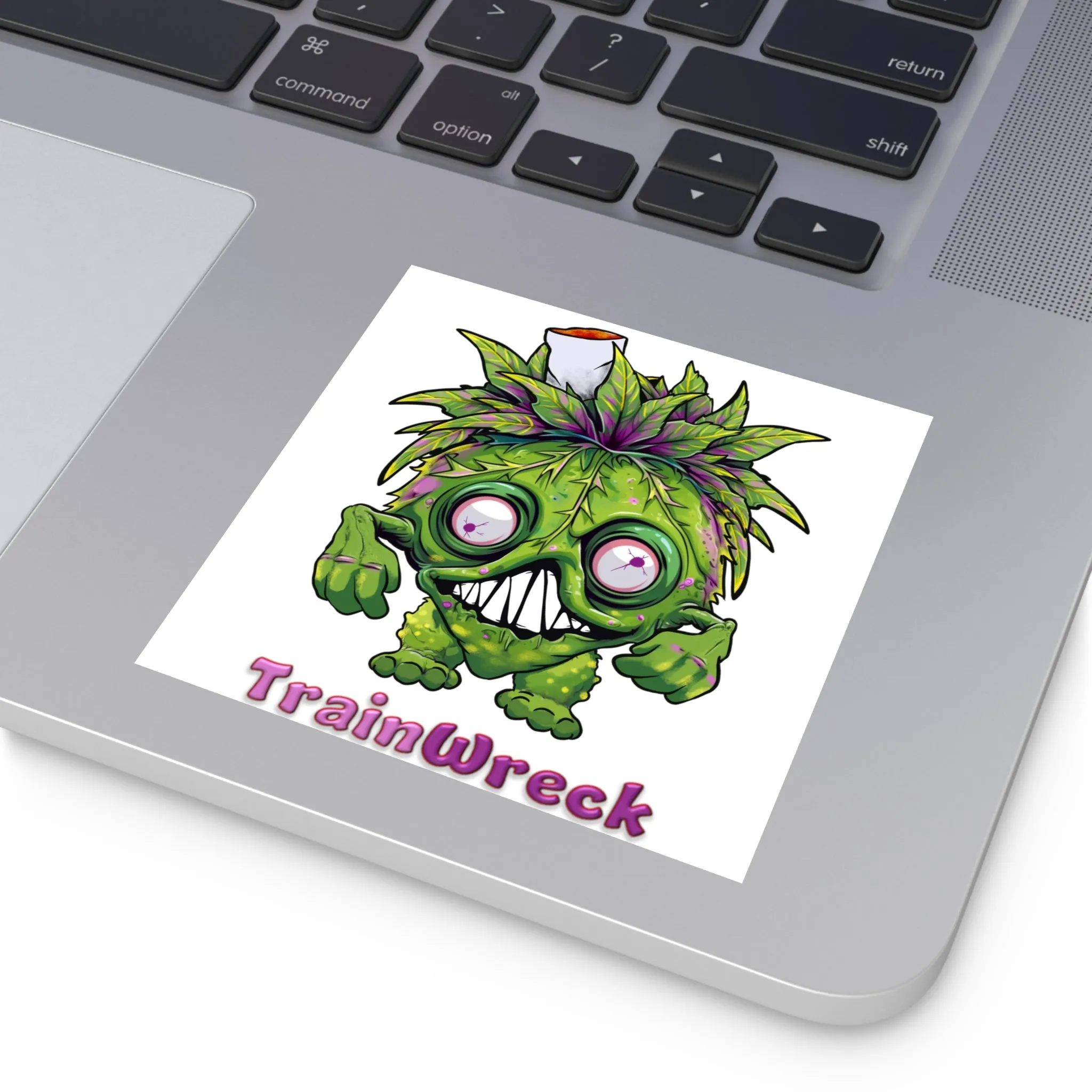 Square Stickers Alpha H2H TrainWreck