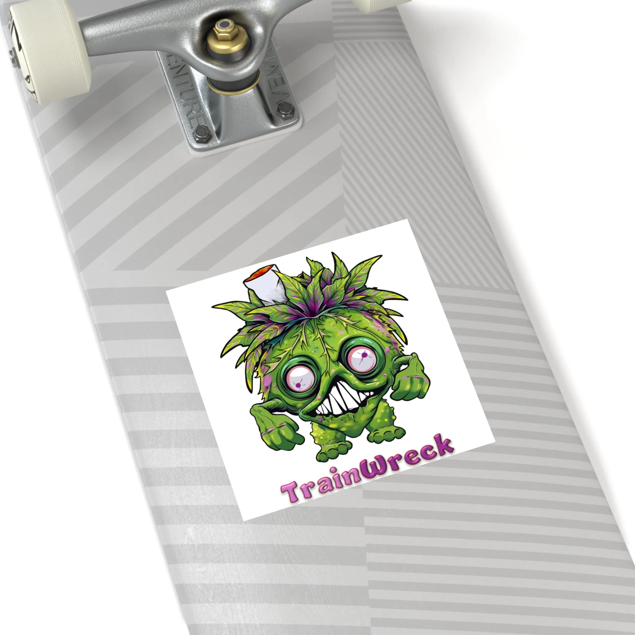 Square Stickers Alpha H2H TrainWreck
