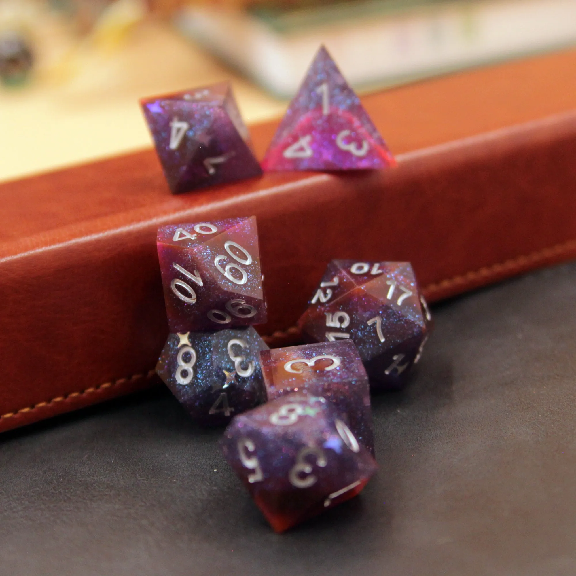 Starfield Sharp Edge Resin 7pc Dice Set