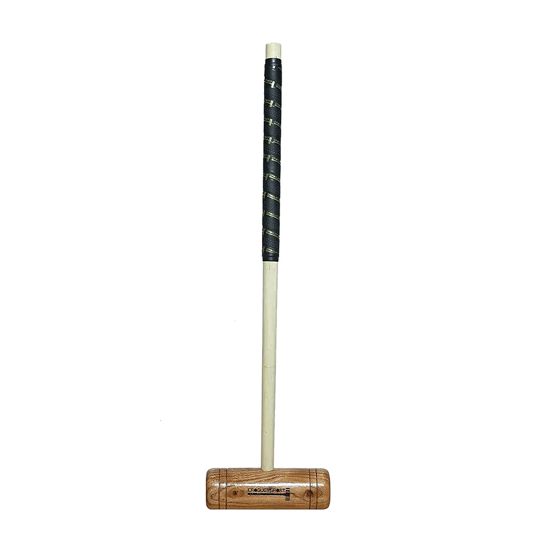 Synco Croquet Sport Family Croquet Set 6 Player, Family Set with Croquet Balls and Accessories (38 Inch), Perfect for Lawn, Backyard, Parks and Gardens for Fun, Party and Family Games.