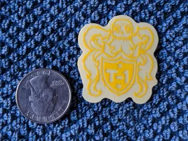 Terrible One crest small yellow sticker