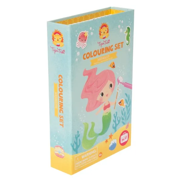 Tiger Tribe TT6-0241 Colouring Set - Mermaids