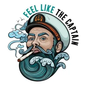 Wave Beard Sticker