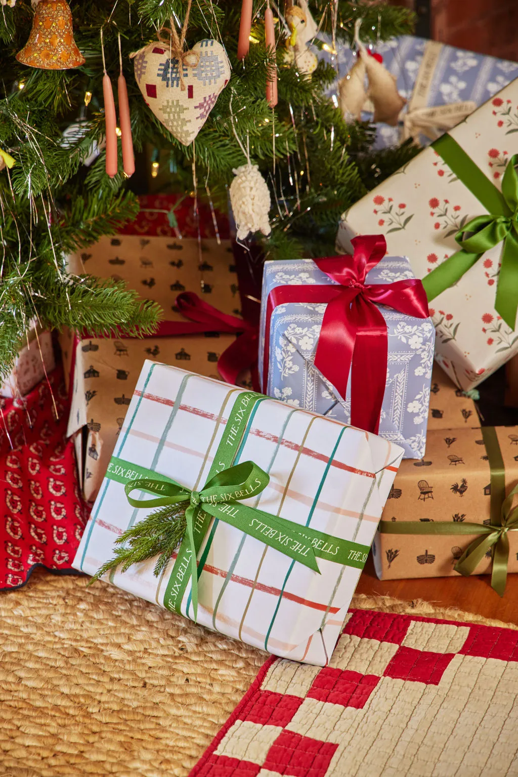 Wonky Plaid Wrapping Paper