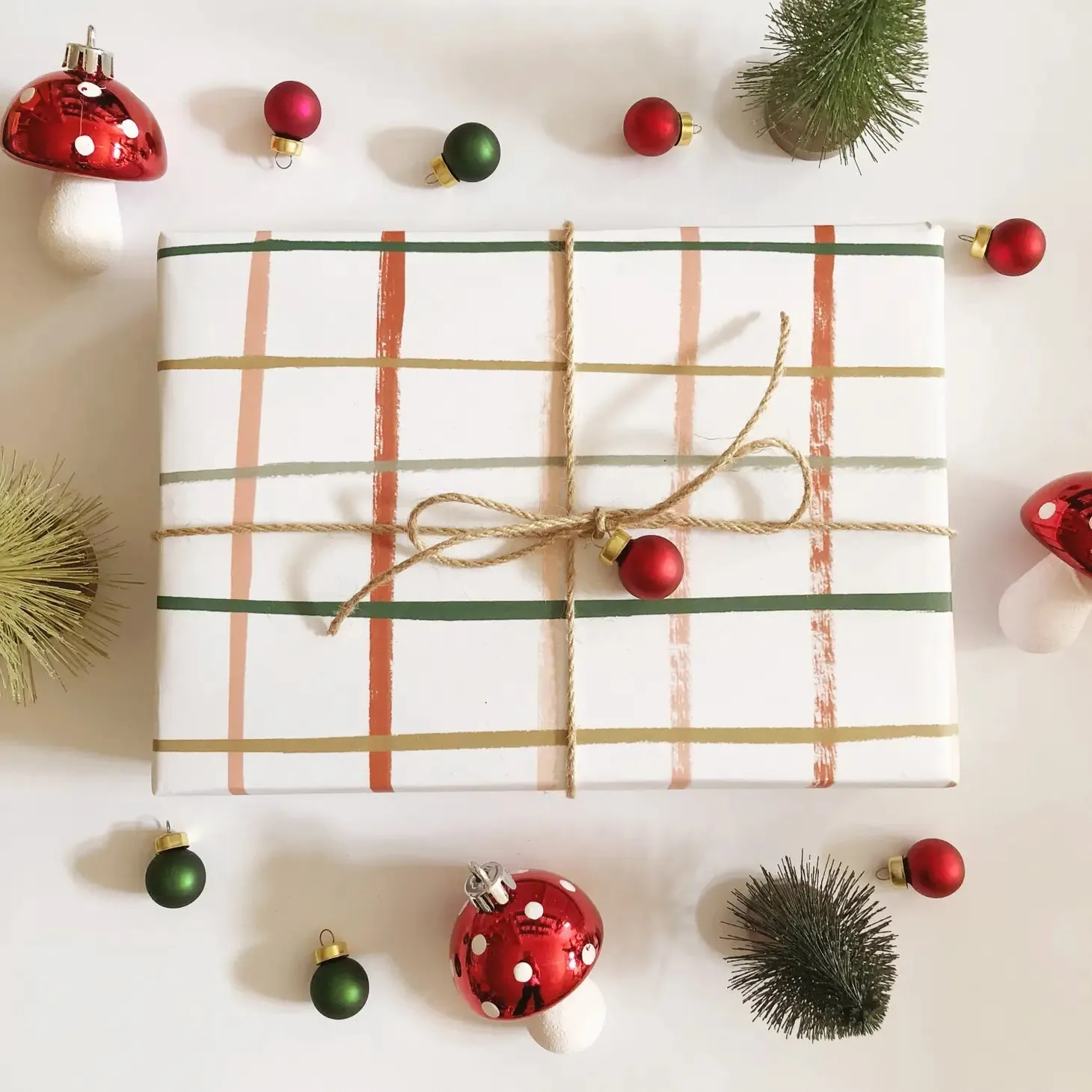 Wonky Plaid Wrapping Paper