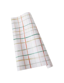 Wonky Plaid Wrapping Paper