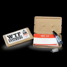 WTF Hey Yo Stickers